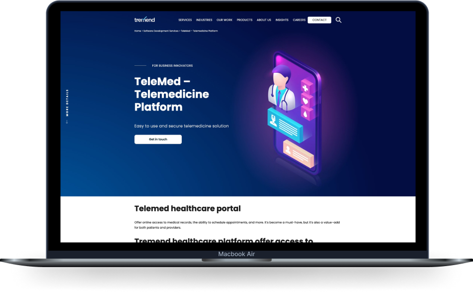 Consumer 28 tele med app desktop
